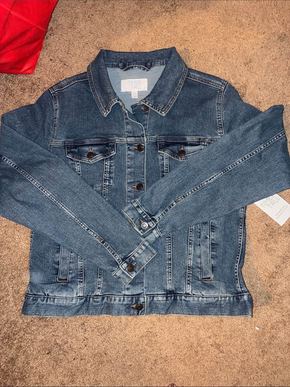 Time and Tru Denim Jacket - Blue Wash